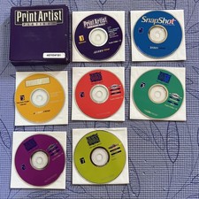 1998 Print Artist Platinum Edition 1 Publisher Graphics Software 7 Disc Set