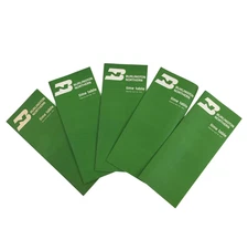 Burlington Northern Railroad Timetables Lot 5 Unused Railroadiana Train Vintage