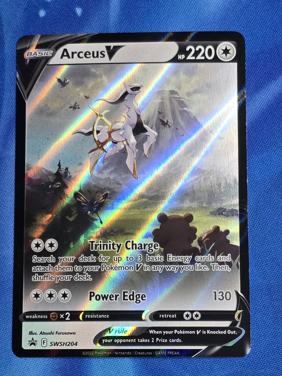 Pokémon Sword & Shield Arceus V SWSH204  Promo NM