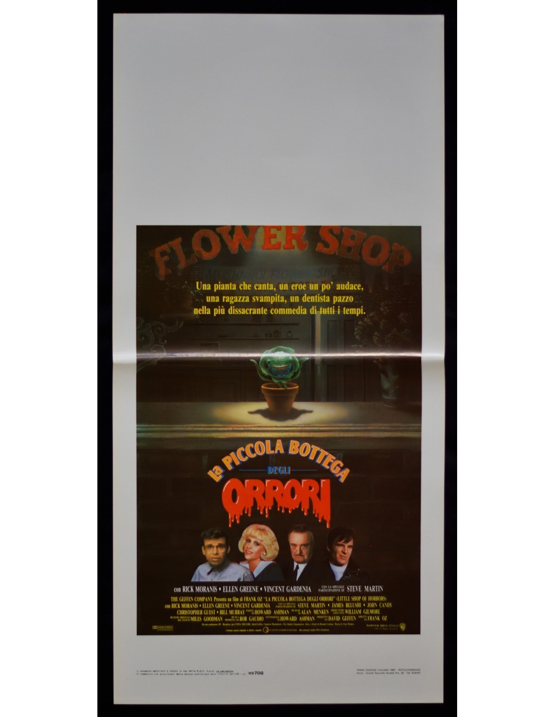 Locandina originale film La piccola bottega degli orrori (1960) - Regia di Roger Corman