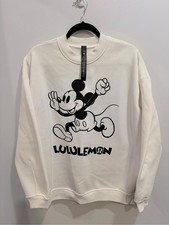 Disney Lululemon Mickey Mouse Sweatshirt - White / Size M
