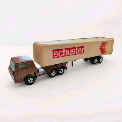 1970's Yatming 1:100 Scale Diecast Schuster Tractor Trailer (Read Description)