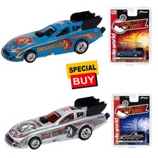 Auto World 4Gear 2022 Ford Mustang GT Wild Horses FC Combo HO Scale Slot Car