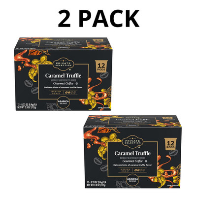 Private Selection  Caramel Truffle Medium Roast Coffee Pods - 2 PACK