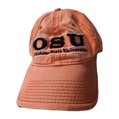 Vintage The Game Split Bar Oklahoma State Strapback Hat OSU Beavers Distressed