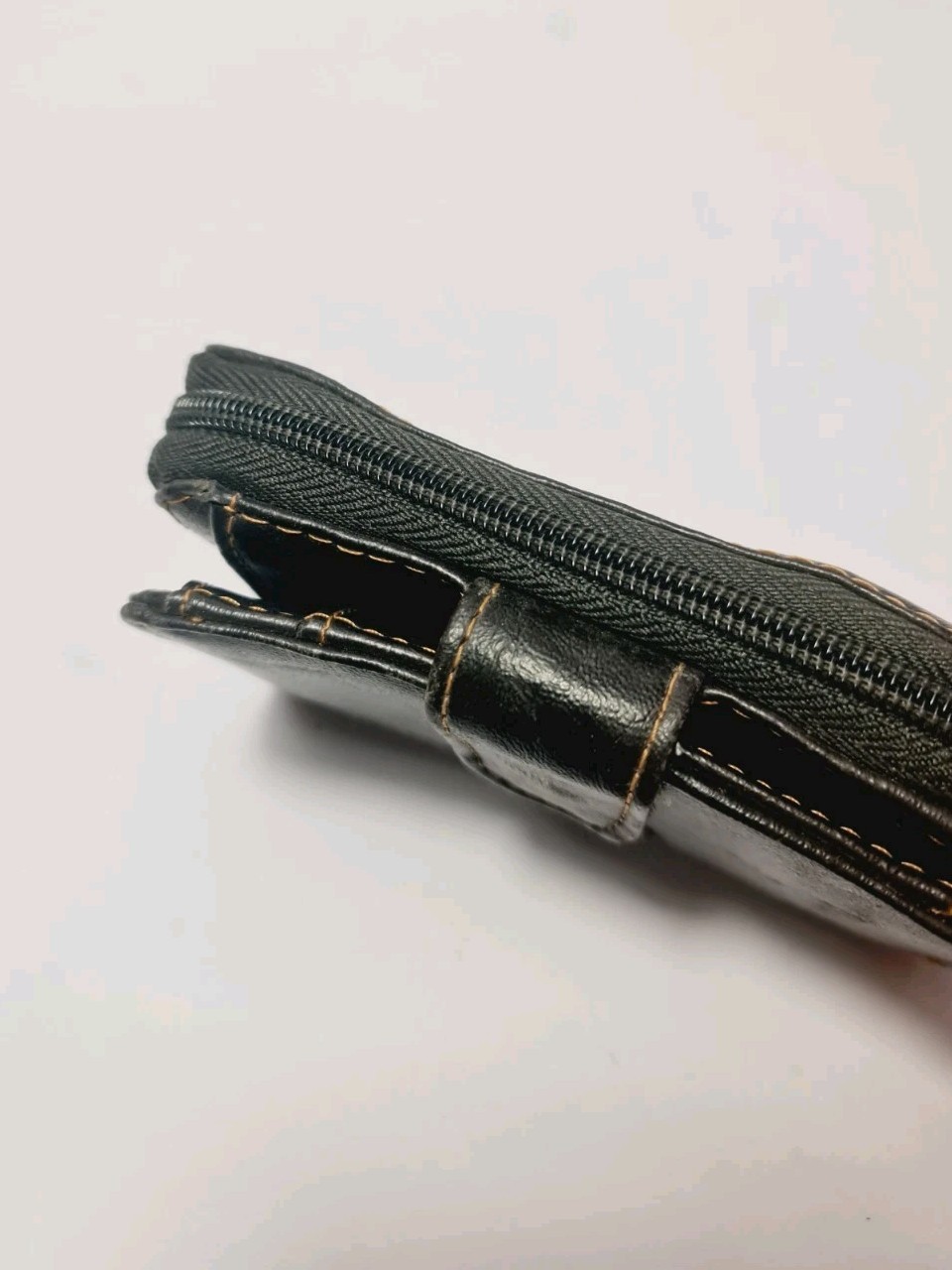 Lorenz Small Dark Brown Patchwork Soft Leather Du… - image 11