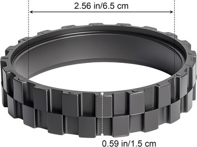 Robotic Vacuum Cleaner Rubber Replacement Tires for iRobot Roomba 500-900 i3 i7