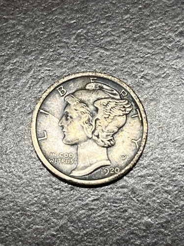 1920-D Mercury Dime 10c XF Extra Fine