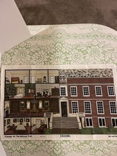 Asciugamano da tè Erddig 100% lino irlandese National Trust di Lee Parry Made Ireland