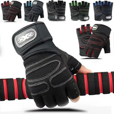 Gym Gloves for Women Men Dumbbell Bodybuilding Crossfit Fitness Strap Sports Tra