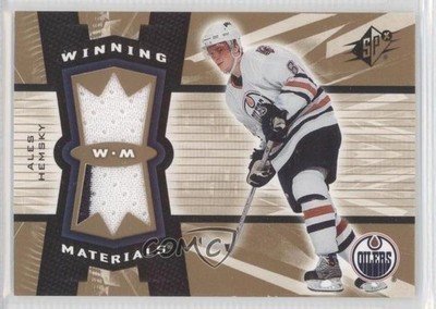 2006-07 SPx Winning Materials Ales Hemsky #WM-AH 1h9