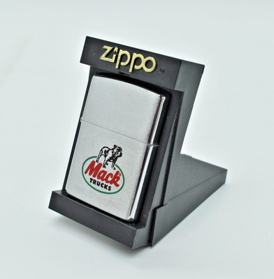 Zippo - MACK TRUCKS LIGHTER, New, May 1997, Brushed Chrome, Niagara Falls CANADA