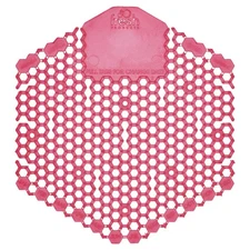 Fresh Products 3WDS60SAP Wave 3D Urinal Screen - Spiced Apple, Red (10/Box) New