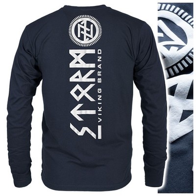 DOBERMANS AGGRESSIVE Langärmeliges T-Shirt Herren Wikinger Viking Runen LS346