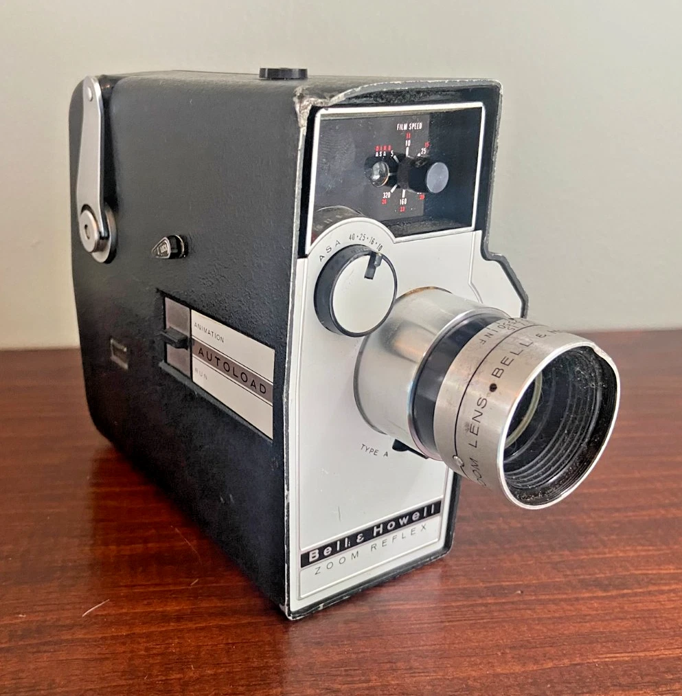 Bell and Howell Standard 8 mm Zoom Reflex Vintage Movie Cameras