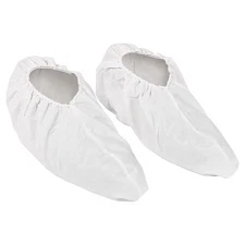 Kimtech 39372 Disposable Shoe Covers, Microporus Film Laminate, White, Slip