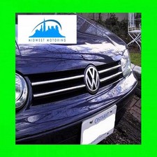 1999-2005 Vw Volkswagen Gti Golf Cabrio Chrome Grille Trim 2000 2001 2002 2003