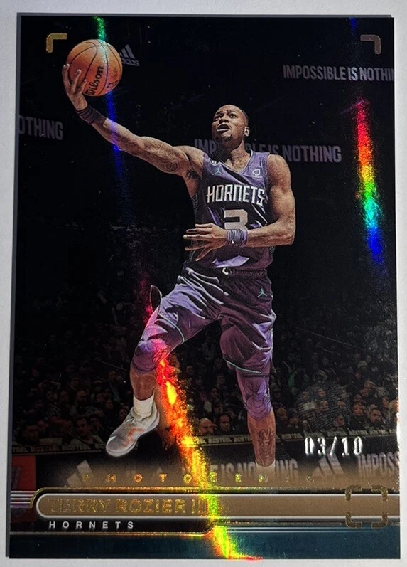 2022-23 Panini Photogenic Terry Rozier III Gold 3/10 JERSEY NUMBER #28-