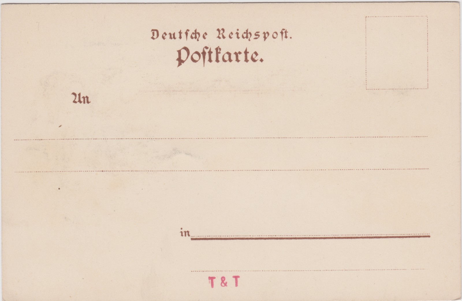 c1900 Gruss aus Sackingen Antique Germany German POSTCARD Rhine Horse