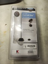 KEENEY Foot Lok Stop Tub Drain Kit, Oil Rubbed Bronze Finish K630PVCVB - NEW
