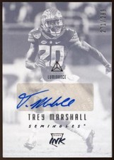 2018 Panini Luminance Trey Marshall Autograph AUTO 271/299 ROOKIE RC