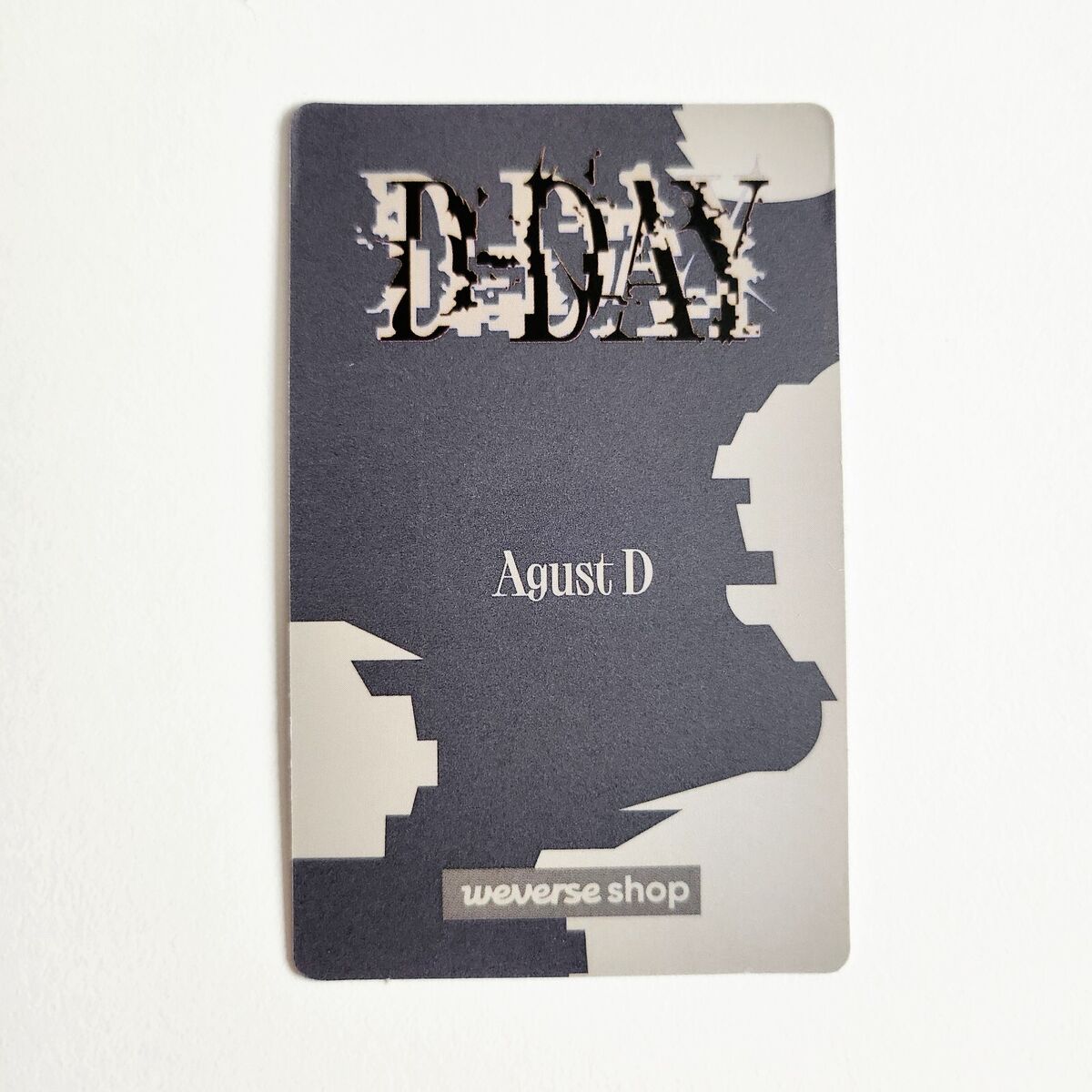 BTS SUGA Agust D 'D-DAY' WEVERSE SHOP POB, EARLY BIRD, PVC BTS SUGA Agust D 'D-DAY' WEVERSE SHOP POB, EARLY BIRD, PVC