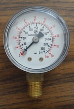 NORGREN 2" PRESSURE GAUGE PART NUMBER 18-013-086