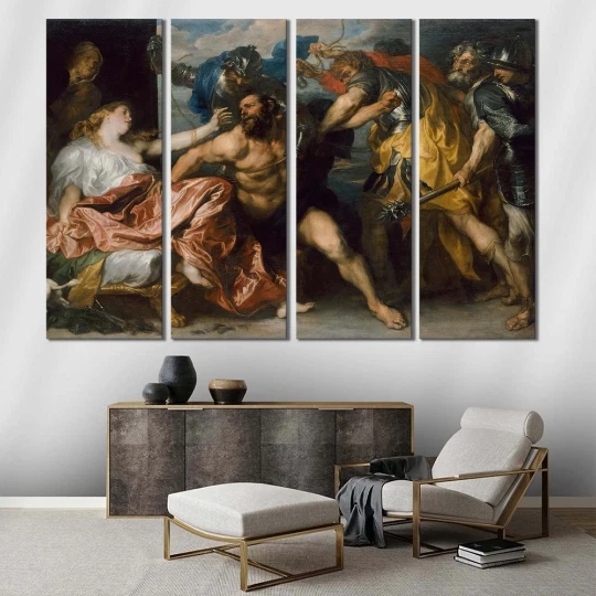 Classical Mythology Canvas Wall Art – Rubens Style Renaissance Print - Image 3 of 4