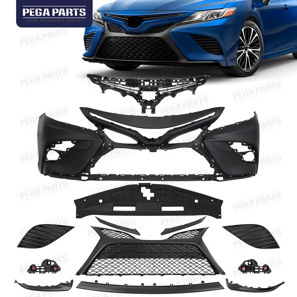 2018-2020 Toyota Camry SE XSE Front Bumper Cover Grille Assembly