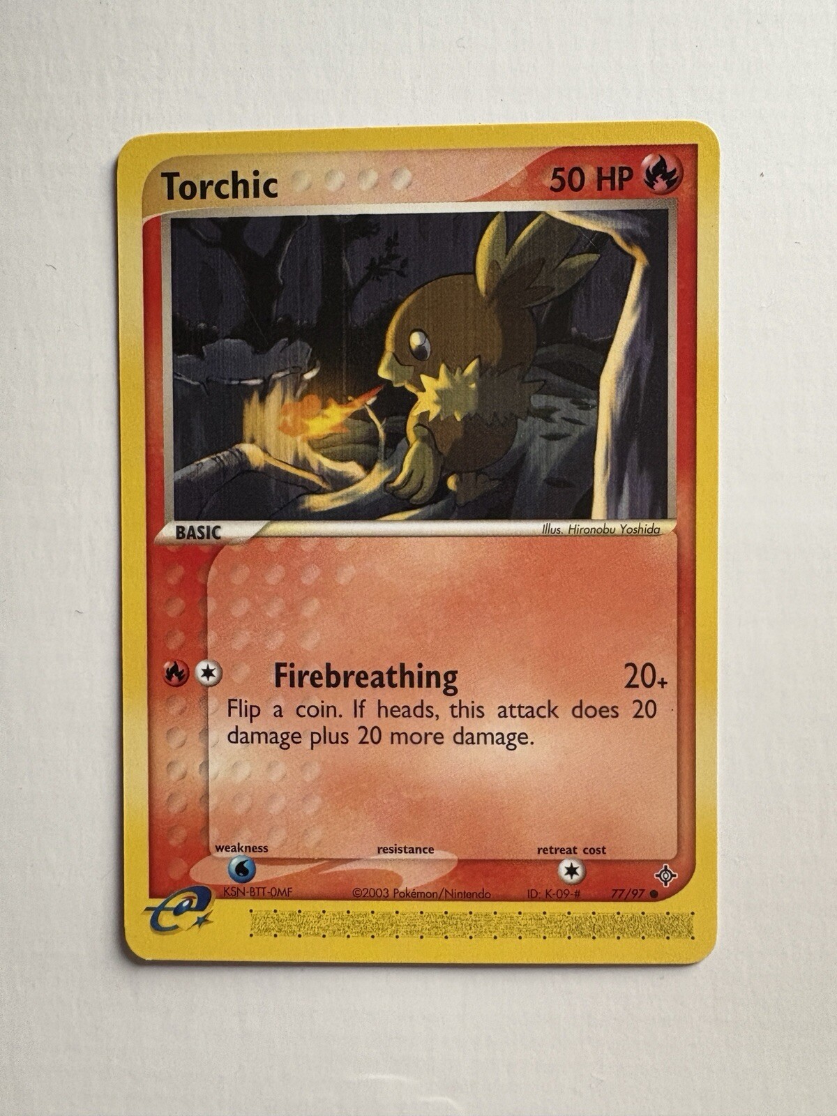 Pokémon TCG Torchic EX Dragon 77/97 Regular Common - NM