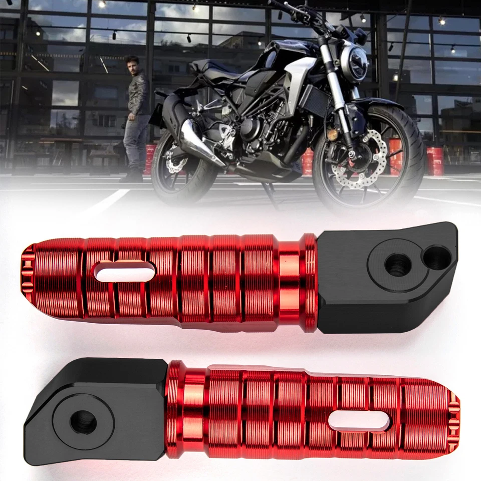 Rear Footrests Foot Peg for HONDA CBR250RR CBR600RR CBR1000RR CB1100/CBR900 Red Foto 2 de 4