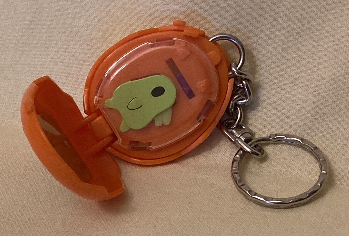 Vintage 1997 Tamagotchi McDonald's Bandai Orange Windup Happy Meal