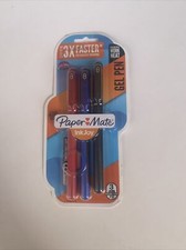 Paper Mate InkJoy Gel Pens Medium Point 0.7mm Capped, 3 Count, Business NEW