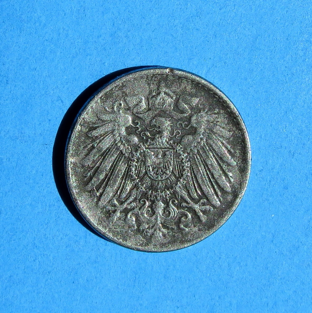 1919 Deutsches Reich 5 Pfennig - Vintage Weimar Germany Iron Coin