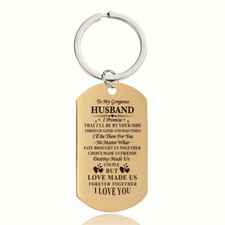 Anniversary Husband Gifts Keychain from Wife Birthday Valentine s/Father's day