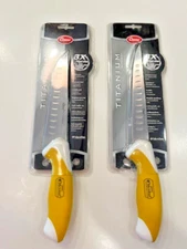 Clauss Titanium Bonded 6" Blade Chef's Knife & 6 3/4" Blade Cutting Knife