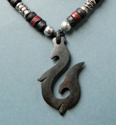 Necklace Celtic Maori Tribal Surfer Surf Mens Boys Jewellery Viking Bead Pendant - Picture 13 of 28