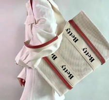 Luxury Style Personalized Name Custom Fashion Printing Large Canvas Tote Bag