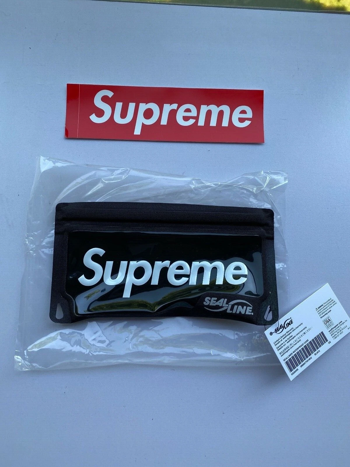 NEUF AVEC TAG SUPREME SEALLINE ÉTUI ÉTANCHE SAC NOIR SS20 DS LIVRAISON GRATUITE