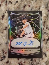 2019 Panini Chronicles Obsidian Auto Kyle Wright #OA-KW Rookie Auto RC
