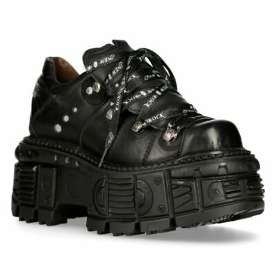 New rock boots 厚底 本革 鉄 ヒールブーツ グランジ punk Amazon.com | New Rock 407-S1 Silver Cross BOOTS Black Leather