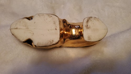 Vintage Gold Tone Shoe figurine - Picture 6 of 8