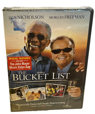 The Bucket List (DVD 2007 Widescreen) Jack Nicholson - Morgan Freeman NEW SEALED