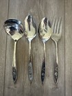 Lot Of 4 Oneida Community My Rose Stainless Serving Utensil Set Serving Spoon