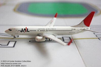 Phoenix Model Japan Airlines Boeing 737-800W in Old Color Diecast
