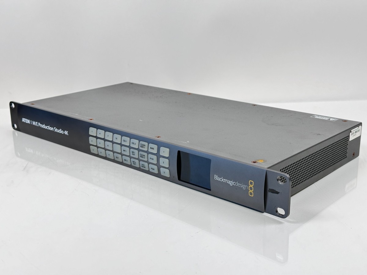 Blackmagic Design ATEM 1 M/E Production Studio 4K Switcher | eBay
