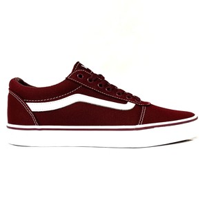 vans burgundy trainers