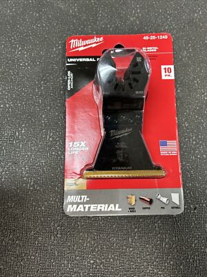 Milwaukee 49-25-1249 2-1/2'' Universal Fit OPEN-LOK Multi-Material Blades - 10 PK