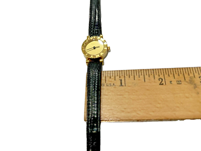 Vintage Tiffany & Co Atlas 18kY gold Champagne small dial 7.5