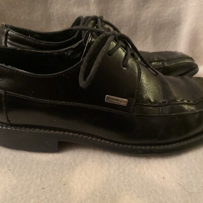 PIERRE CARDIN FORMAL MEN BLACK SHOE , Sz 8.5M, Good  display picture 3
